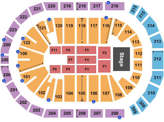 Seating Chart For Trans Siberian Orchestra